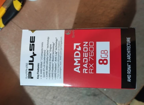 Sapphire Pulse AMD Radeon RX 7600 Gaming 8GB GDDR6