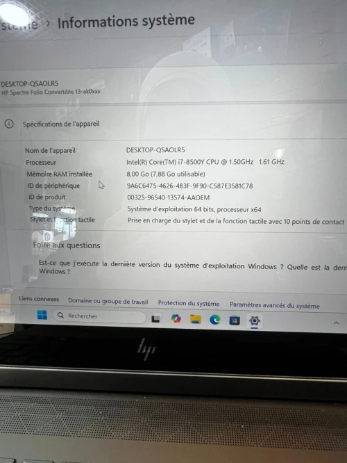 HP Spectre Folio Convertible