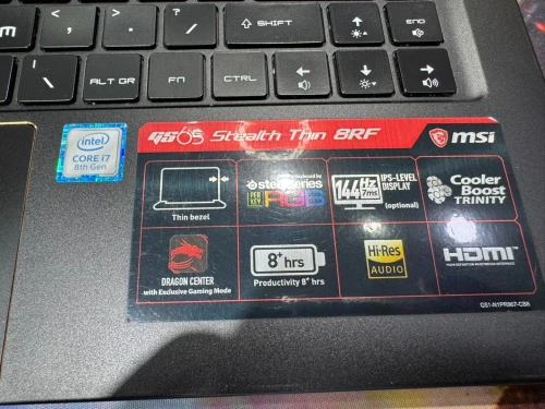 New Arrivage Laptop Msi Gaming GS65 Stealth i78eme Nvidia GTX 1070 8gb