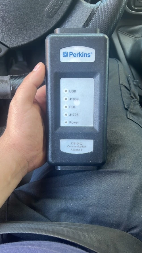 Scan et diagnostic Perkins caterpillars 