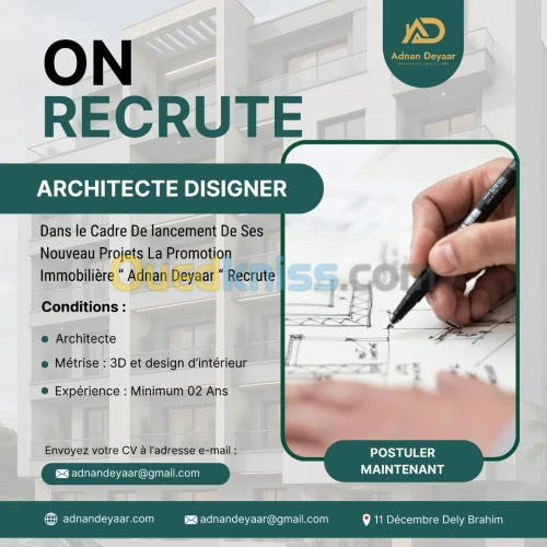 Offre d emploi Architecte