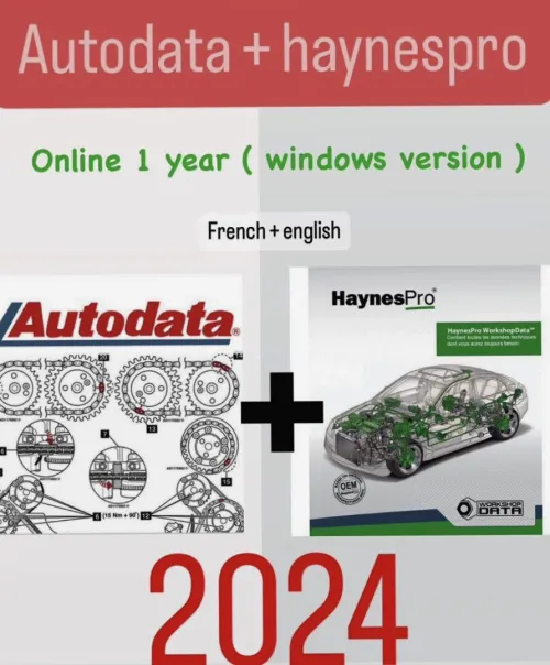 AUTODATA CAR/HAYNES PRO CAR/TRUCK FR/EN EN LIGNE 2024