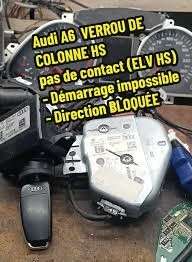 VAG REPARATION-PROGRAMMATION VEROU DE COLONNE