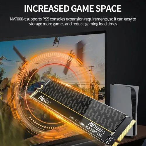 SSD NETAC NV7000-t NVME GEN4 1TB 7300MB GEN 4 1 TB 1000GB PC PS5 XBOX