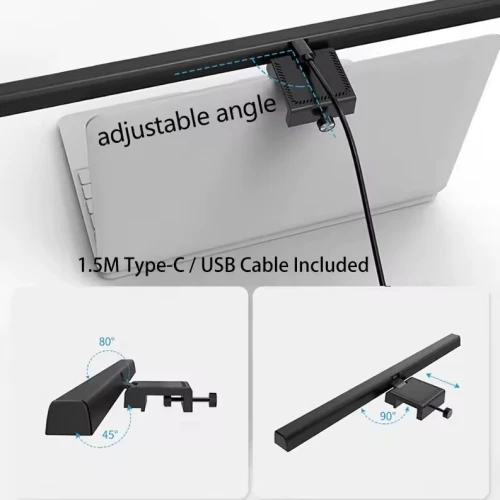 Barre lumineuse Led pour moniteur, écran à intensité variable en continu, lampe suspendue de 50cm