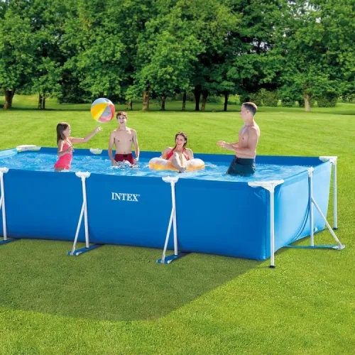 Piscine Metal Frame Junior rectangulaire 4,50 x 2,20 x 0,84 m avec pompe de filtration