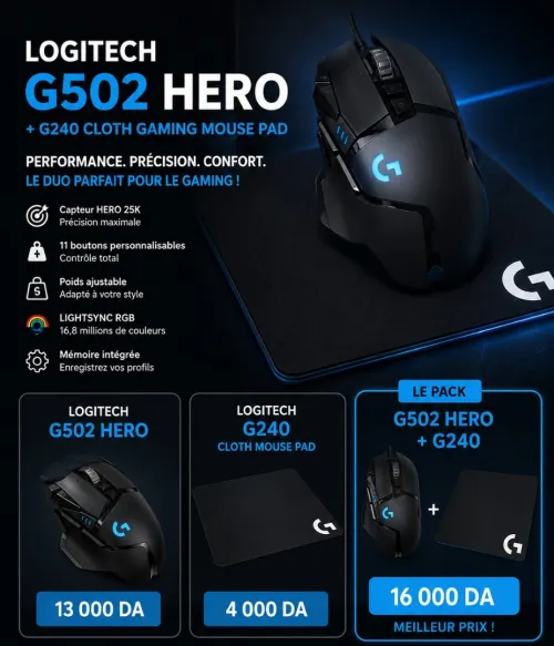 Souris Logitech G502 HERO