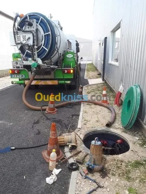 Camion Curage Canalisation Débouchage Vidange