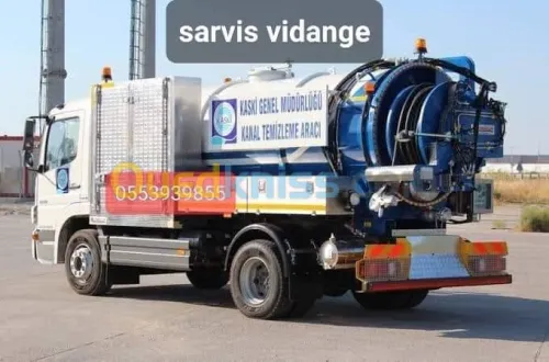 Camion Nettoyage Dėbouchage Vidange
