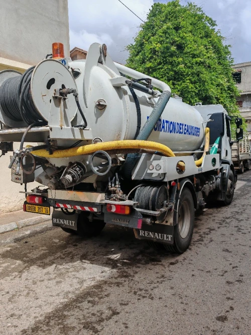 Camion vidange Débouchage canalisation 