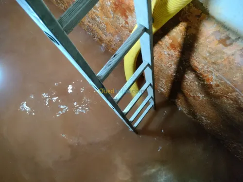 تنضيف جميع قنوات الصرف الصحي
