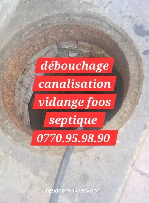 Camion vidange déboucher تسريح المجاري 24.7