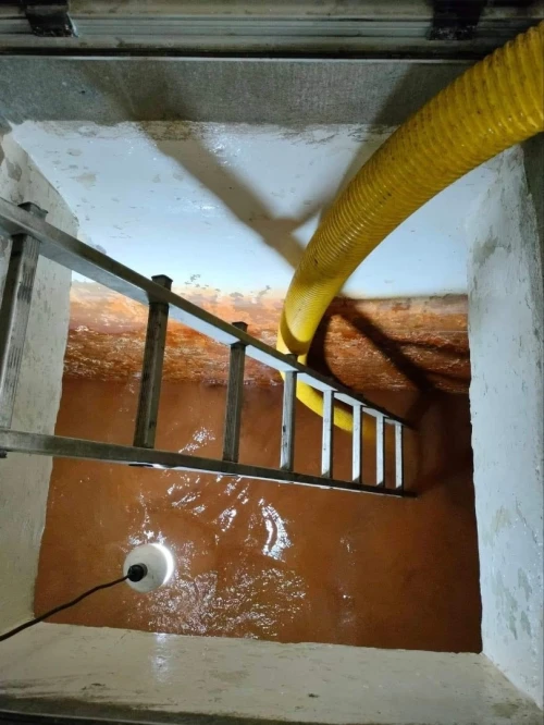 تنضيف جميع قنوات الصرف الصحي