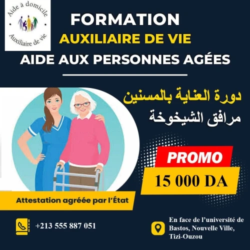 Formation Auxiliaire de vie