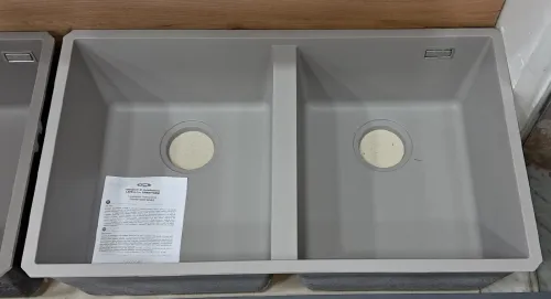 Éviers de cuisine sous plan en granite / quartz