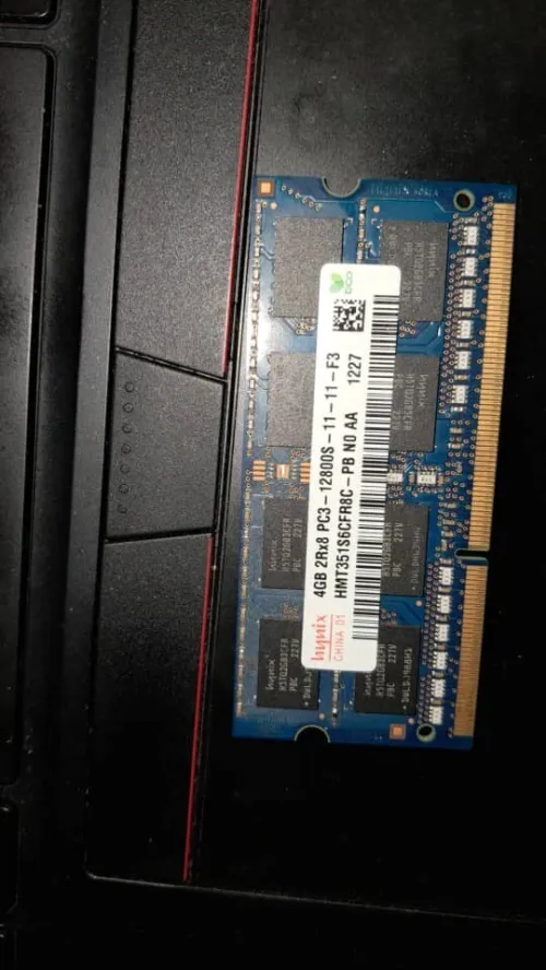 RAM DDR3L 4 Go SODIMM PC3 12800S  1600 MHz  Pour PC portable