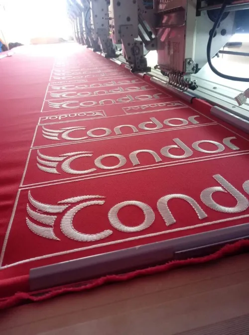 Broderie logo sur toutes les supports