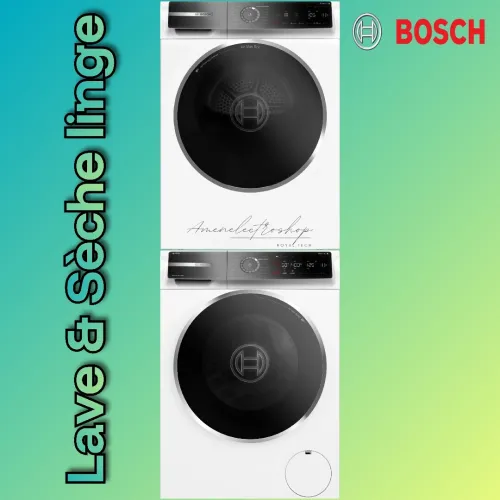 Lave linge & Sèche linge Bosch_Série8 