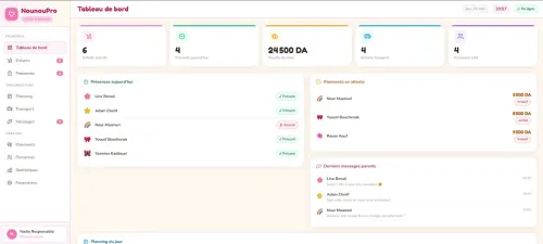 NounouPro Logiciel de gestion crèche & garderie