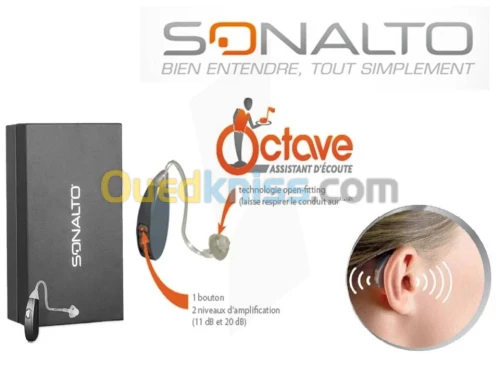 Sonalto Octave Appareil Amplificateur Auditif Rechargeable