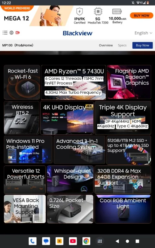 Blackview MP100 Mini PC