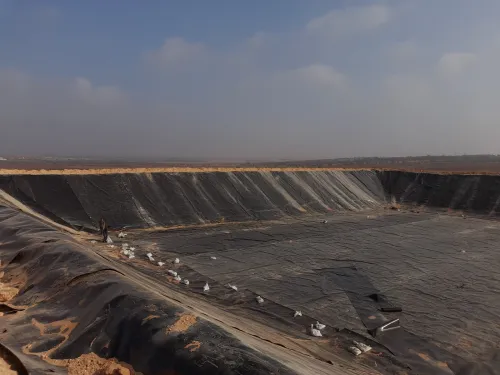 Travaux de Geomembrane