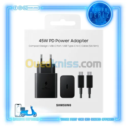 CHARGEUR SAMSUNG 45w FAST ORIGINAL (PRIX CHOC)