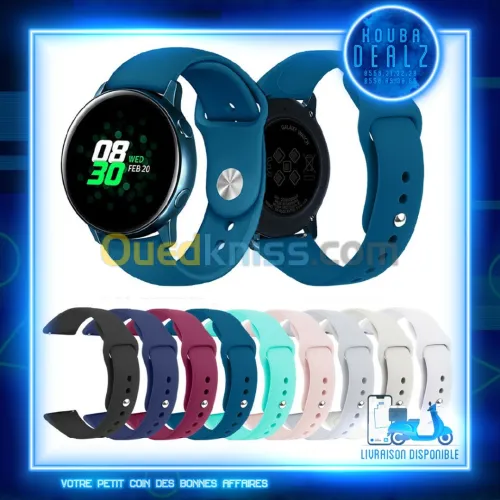 BRACELETS SMART WATCH 20-22mm SILICONE