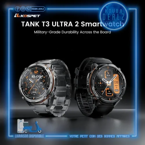 SMARTWACH KOSPET TANK T3 ULTRA 2 ORIGINALE MONTRE INTELLIGENTE) (PRIX CHOC)