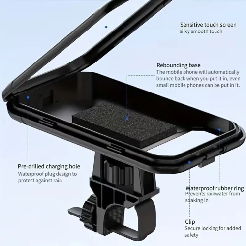 Support téléphone étanche pour Vélo/Moto/Trottinette