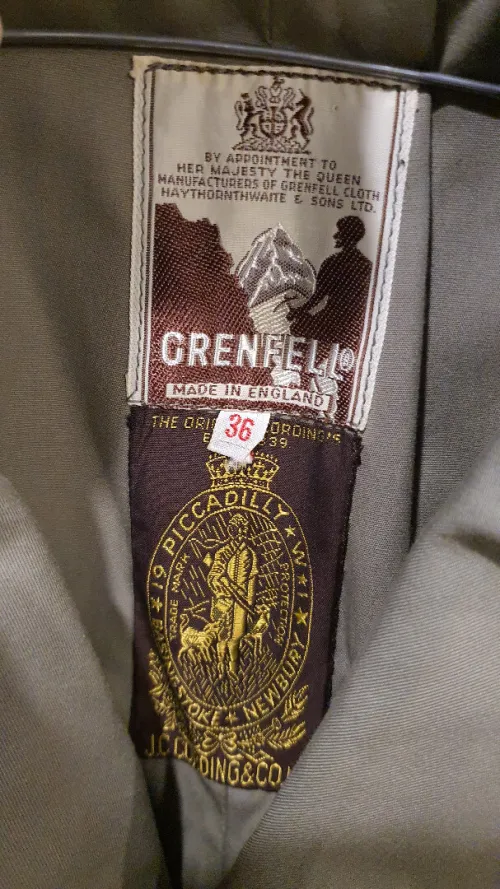 Veste de chasse marque GRENFEL Made in England