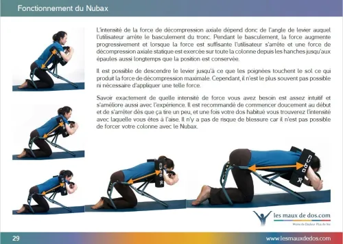  Nubax appareil de soin personnel de la colonne vertébrale, Hernie discale, sciatique... 