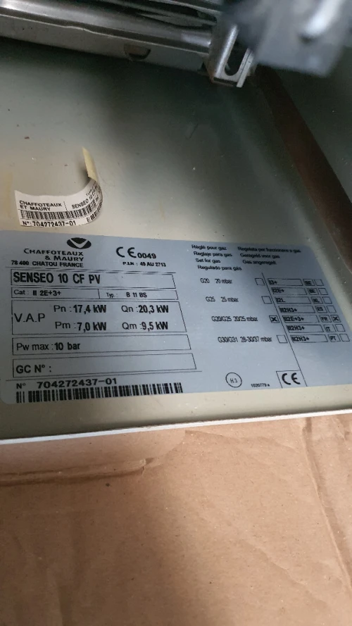 Chauffe bains CHAFFOTEAUX & MAURY SENSEO 10CF