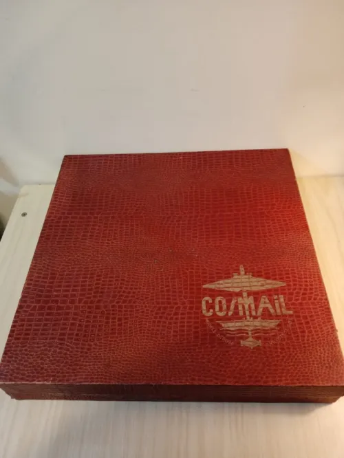 Vintage coffret jeux de société COSMAIL des années 50's , stratégie, économie, géographie du monde