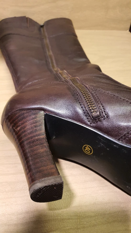 Bottes cavalières femme cuir de la marque AFFAIRE DE STYLE 40