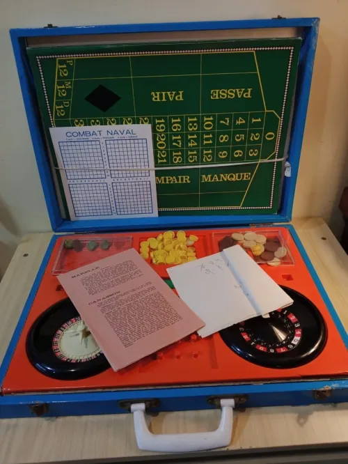 Mallette multi-jeux vintage 