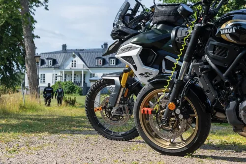 Câble mémoire de Rappel d'Antivol, AUVRAY Corde à Ressort pour antivol Moto Vélo Scooter, disque