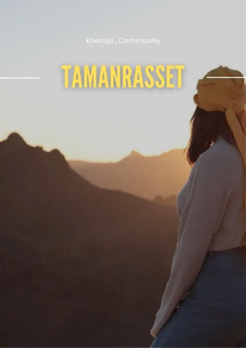 TAMANRASSET en AVRIL par AVION