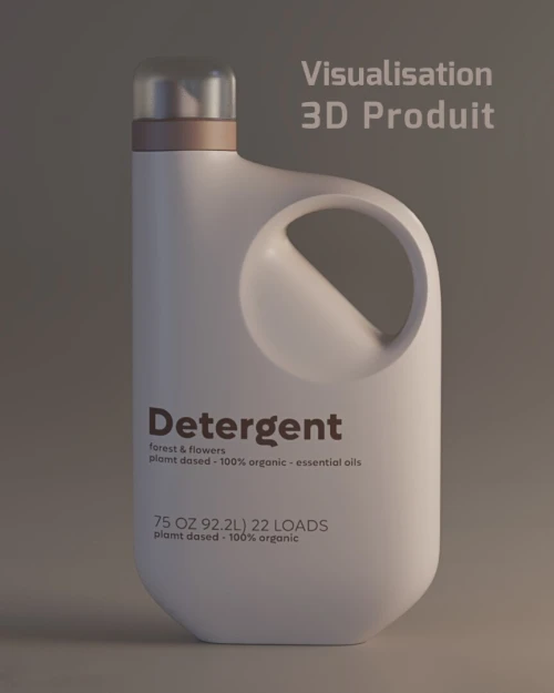 Conception Spot Publicitaire 3D et Présentation de Produit (Rendu Photoréaliste)