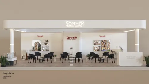 Conception Sur Mesure de Stands d'Exposition 3D Professionnels - design diaries