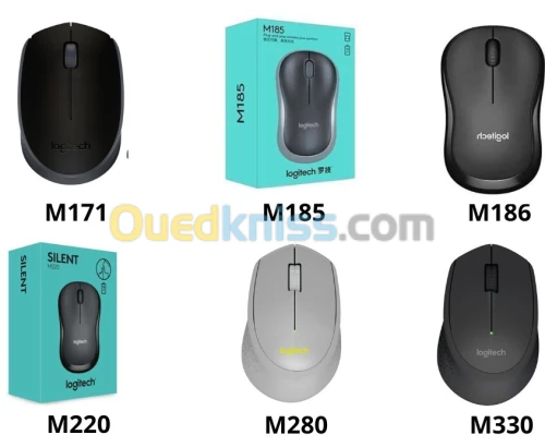SOURIS SANS FIL LOGITECH M186/ M171/M280/ M330/ M185/ G220