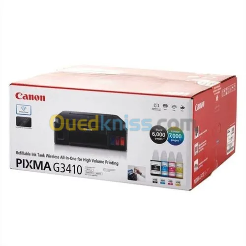 Imprimante Multifonction Wifi Canon PIXMA G3410