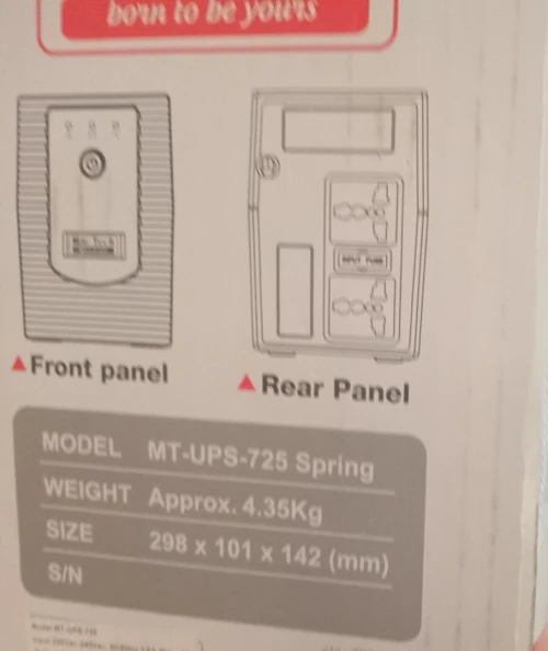 ONDULEUR MACTECH 725VA2SF SPRING  MT-UPS-725