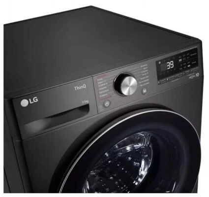 MACHINE A LAVER LG 11KG -50 TURBO NEW BLACK STEEL F4V9EWP2E