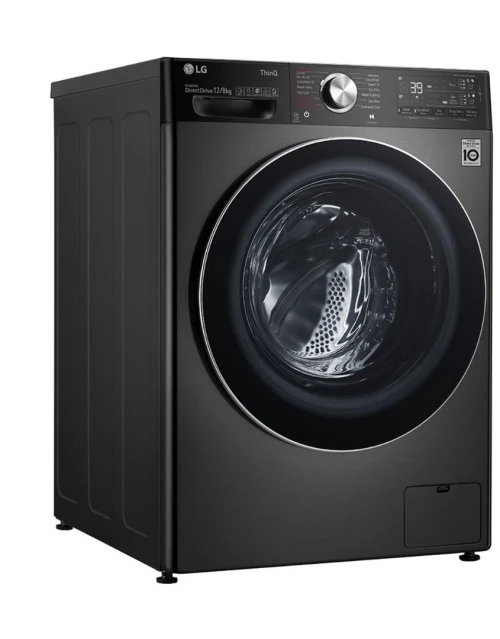 LG Machine a laver a chargement frontal l Lavante sechante l 12/8 KG l AIDD l TurboWash 360 l ThinQ