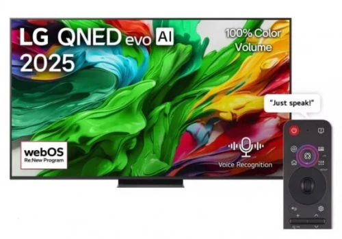 Téléviseur LG QNED Evo 55'' 4K Mini LED 120Hz A8 AI 2025  55QNED86A6A