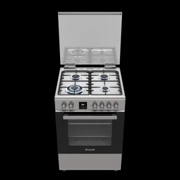 Cuisinière  Brandt Mixte BMC62421XA   Inox  Chaleur brassée