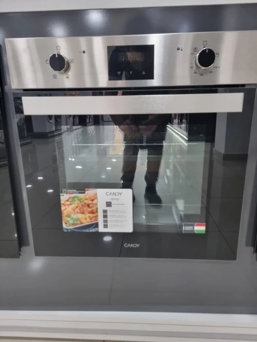 Four Encastrable Candy Gaz-Elect Inox 65L Ventilé Afficheur CGEF35NX-ALG/1