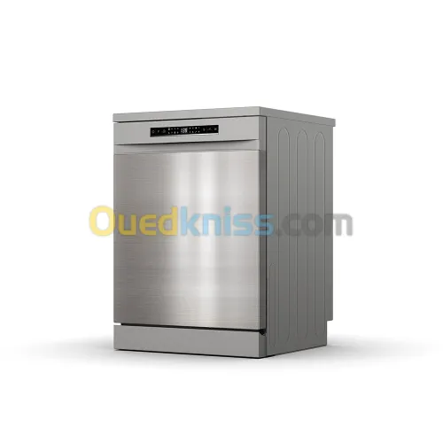 Lave vaisselle HISENSE  15 couverts  08 programmes  Inox HS643E90X