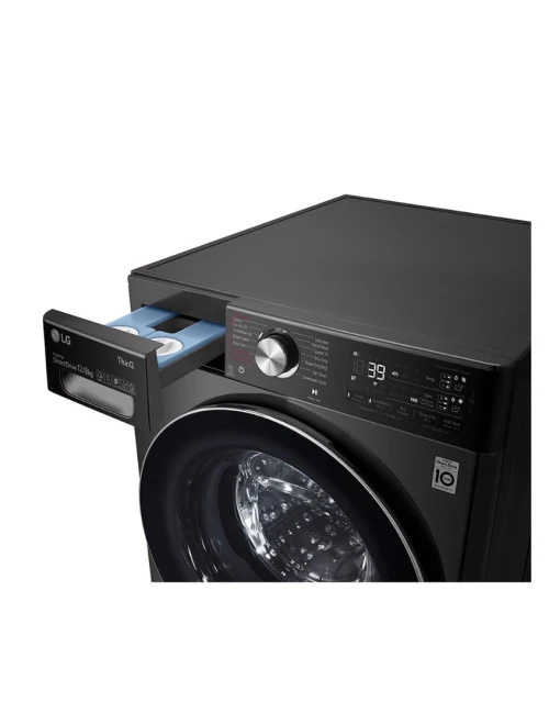 LG Machine a laver a chargement frontal l Lavante sechante l 12/8 KG l AIDD l TurboWash 360 l ThinQ